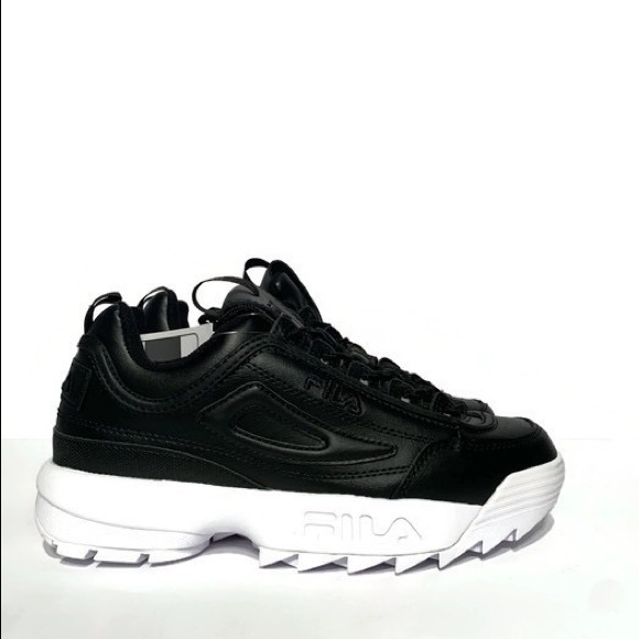 Fila Shoes - Fula Disruptor 2 Premium - Black/White